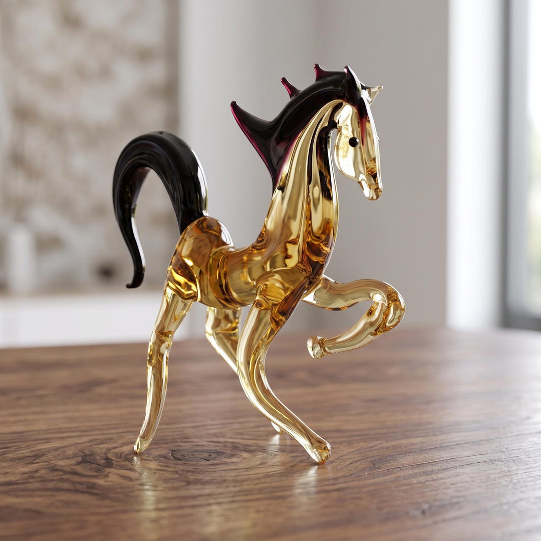 手作りのガラス製馬の置物:収集価値のある動物の彫刻 - Etsy 日本 手作りのガラス製馬の置物:収集価値のある動物の彫刻 - Etsy 日本