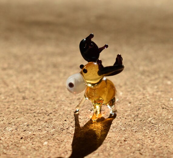 Die Weltkleinste Elch Glasfigur Für Deine Glas Menagerie | Etsy