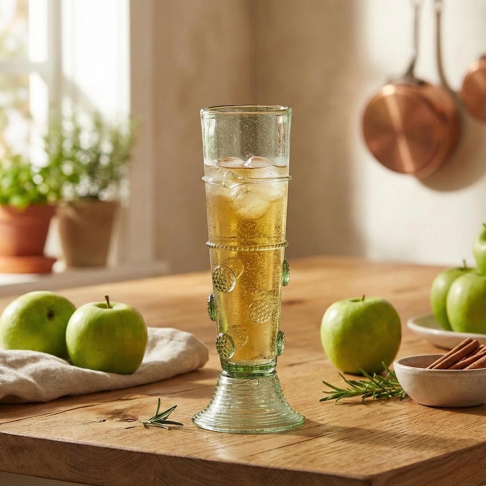 Prunt Renaissance-style Goblet, Hand-blown Forest Glass, Luxury Barware ...