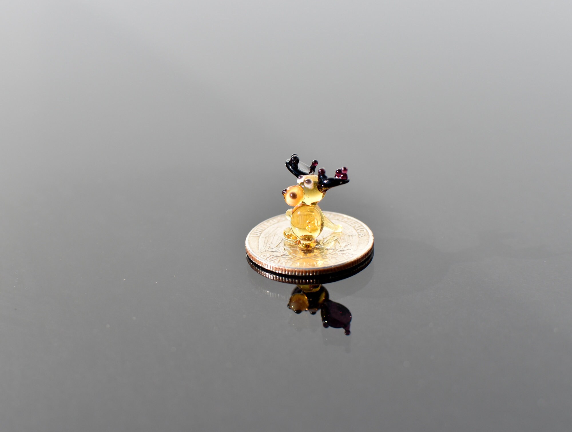 The world smallest Moose glass figurine for your glass menagerie glas…