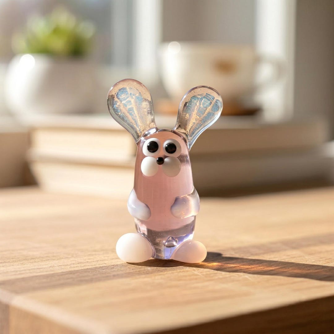 Glass Bunny, Tiny Glass Animals, Glass Animals, Glass Sculptures ...