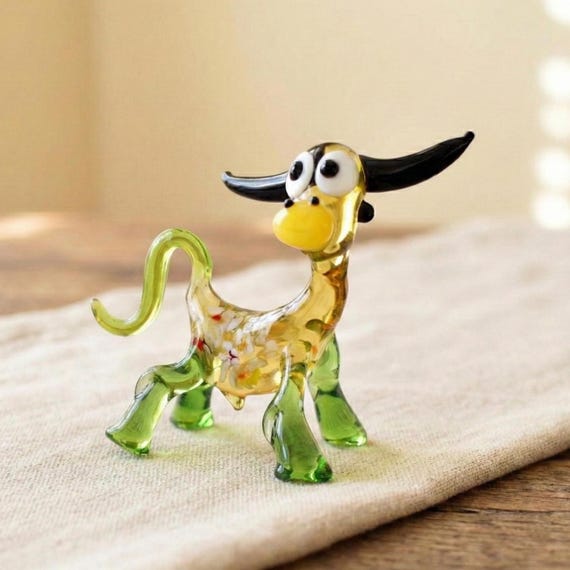 Mund geblasen Glas Stier , geblasen Glas Stier , Glas Stier Skulptur , Stier Statue , Stier Skulptur , Glas Briefbeschwerer , Glas Tiere,