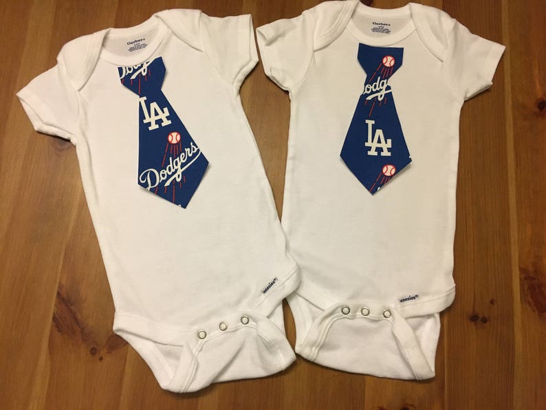 Los Angeles Dodgers Tie Onesie