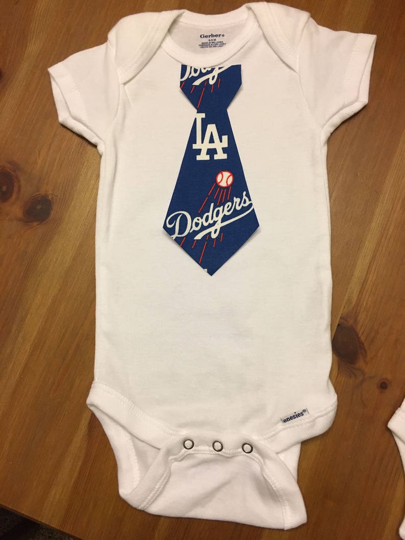 Los Angeles Dodgers Tie Onesie