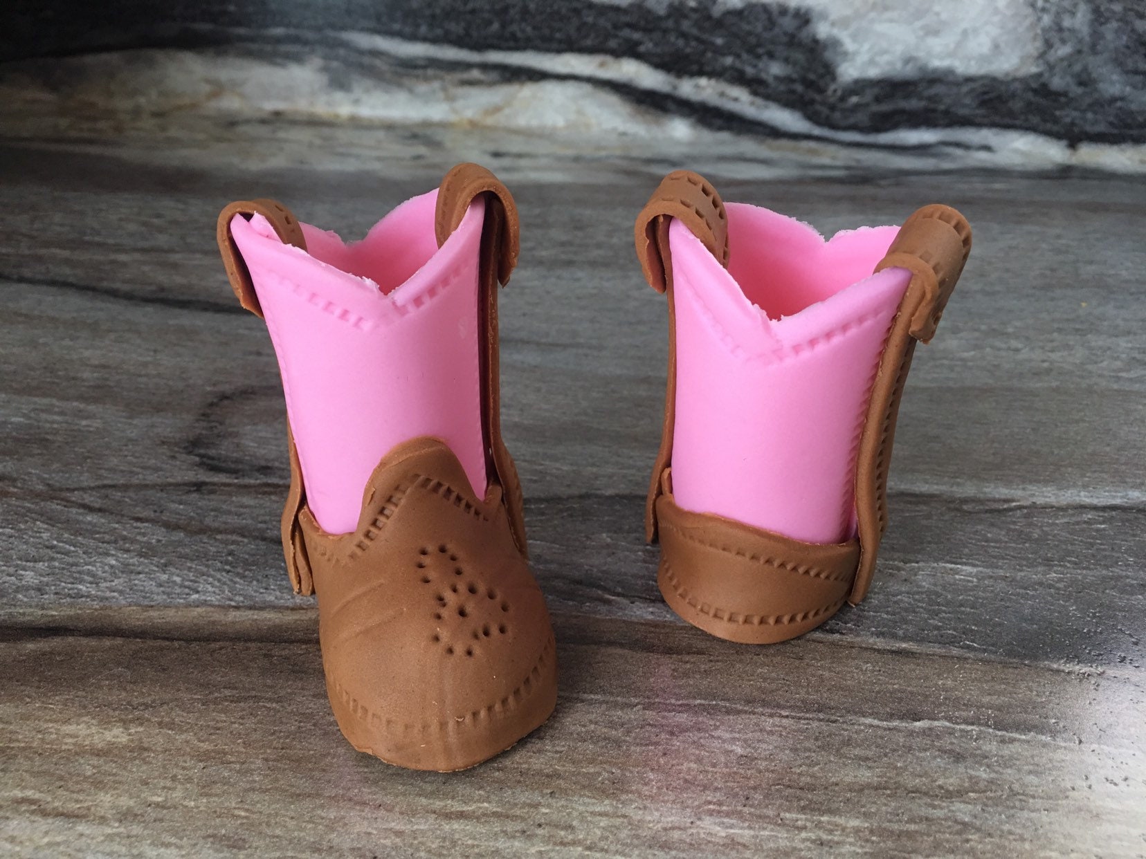 Pink brown Cowboy girl Boots Etsy Canada