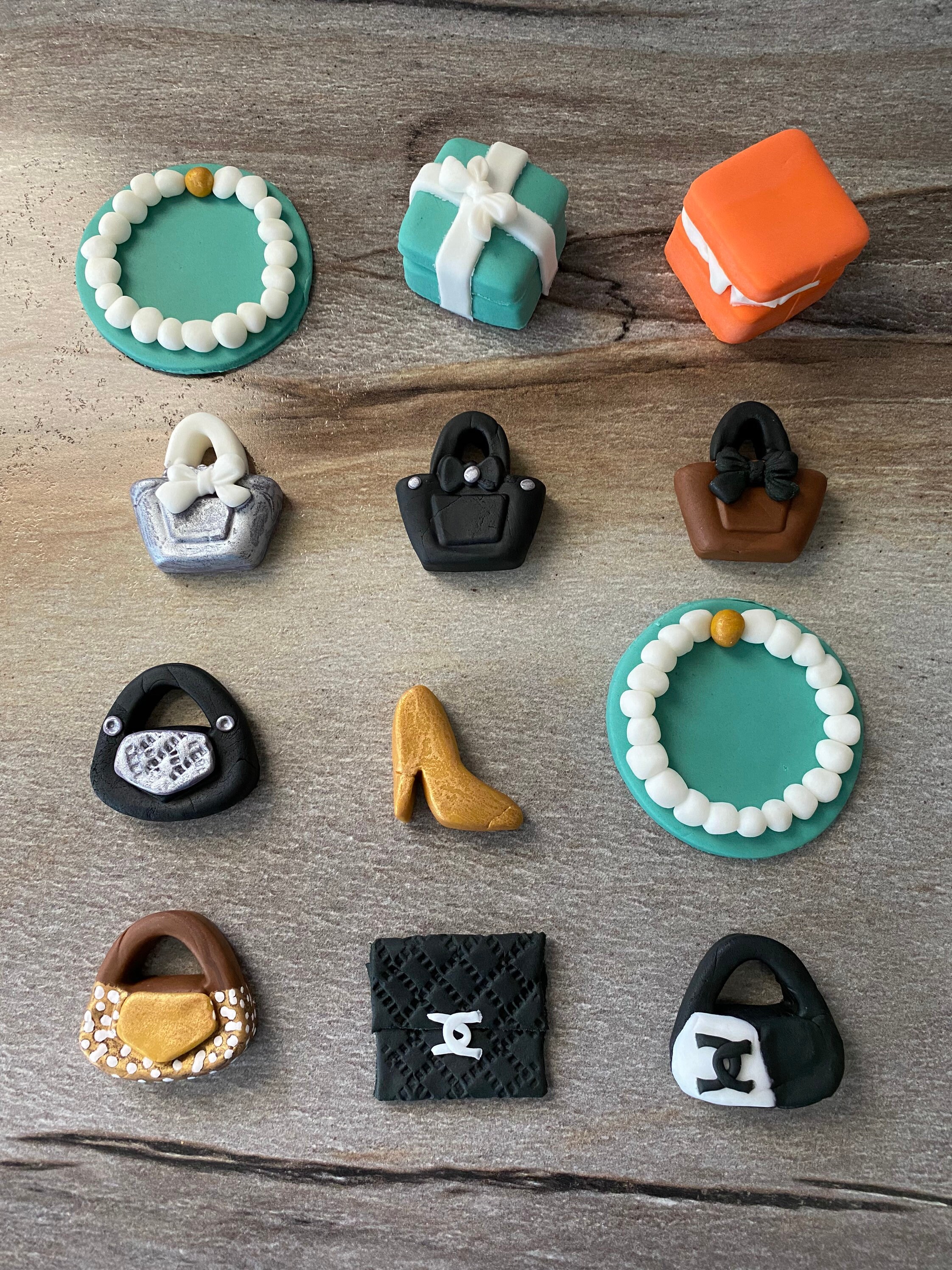 Louis Vuitton Cupcake Toppers 