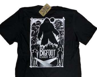 Bigfoot Search Gear Original Brand Artist Designed "Out of the Woods" T-shirt