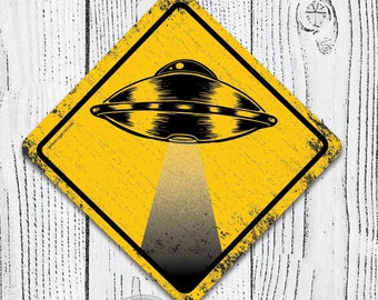 Mvgges New Funny Novelty Metal Sign Aluminum Sign Beware of Aliens Decorative for Outdoor & Indoor 16 x 12 Mvgges New Funny Novelty Metal Sign Aluminum Sign Beware of Aliens Decorative for Outdoor & Indoor 16 x 12