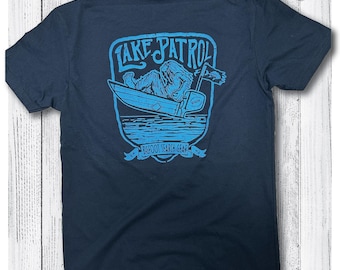 Bigfoot Search Gear Original Brand Artist Designed Lake Patrol T-Shirt