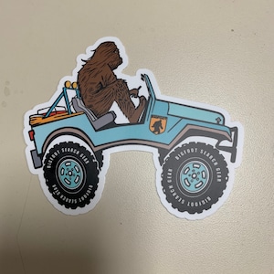 Bigfoot Offroad ATV Matte Durable Water Resistant Vinyl Sticker