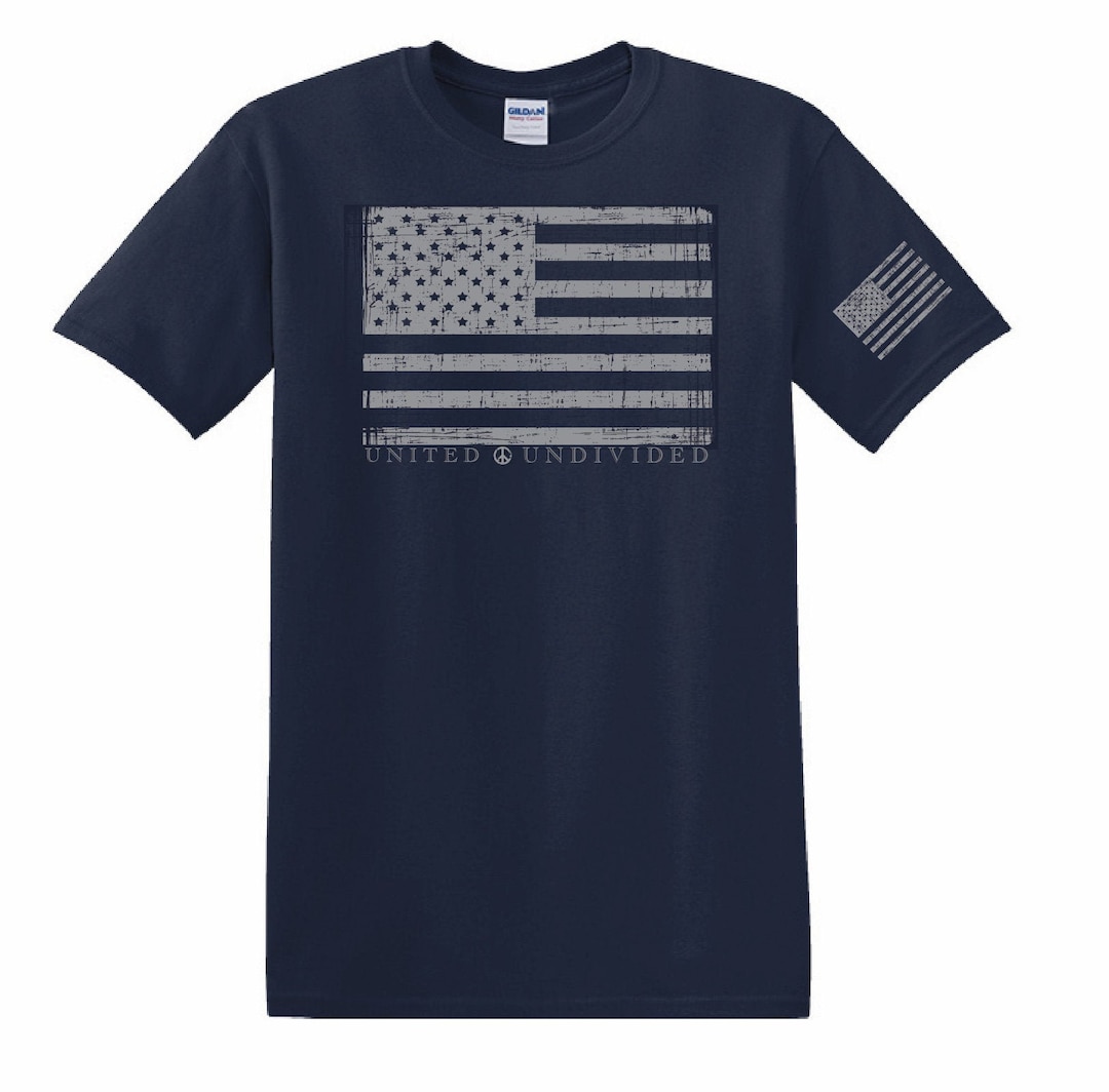 Spartan Distressed US Flag T-Shirt In Military Green - Small - Foto 2
