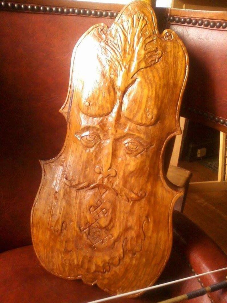 Delux Hand Carved Lira Da Braccio Etsy