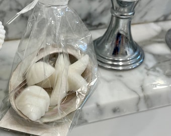 Seashore Handmade Guest Soap in a Shell