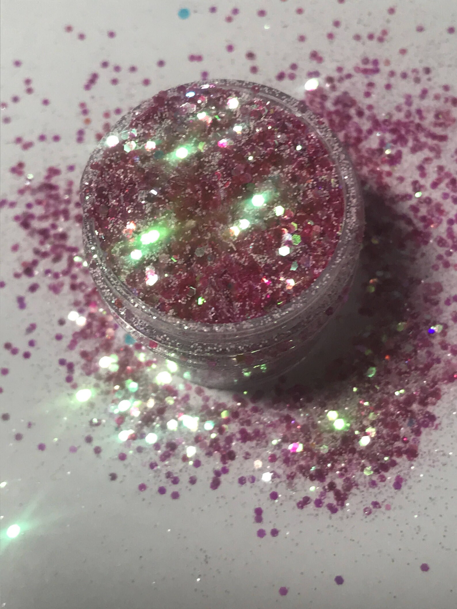 Dark pink opal Chunky glitter loose craft glitter festival Etsy