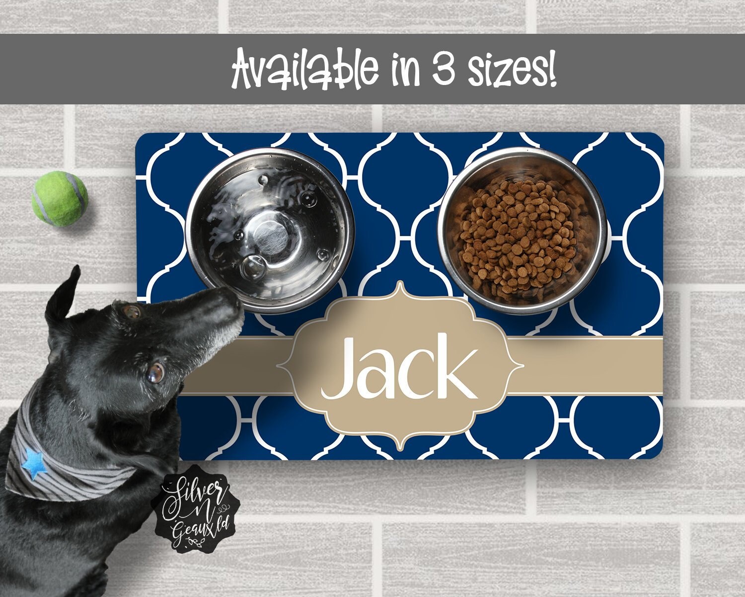 Pet Placemat Personalized Pet Mat Cat or Dog Mat Custom Pet Etsy