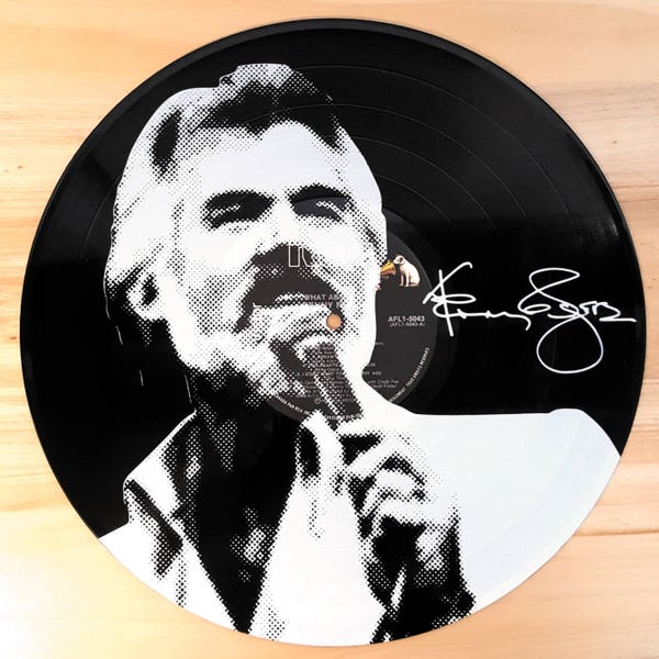 Kenny Rogers Poster Etsy