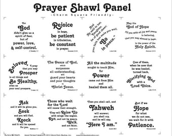 Prayer Shawl Religious Fabric Panel