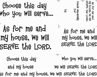 Joshua's Prayer Fabric Panel