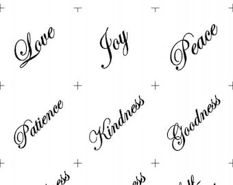Fruit of the Spirit Fabric Panel