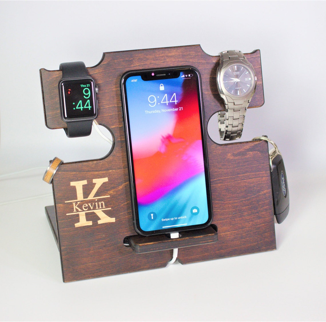 Personalized Docking Station Gift for Men Valentine Gift Etsy