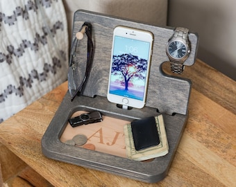 Mens Birthday Gift, Birthday Gifts for Him, Birthday gift for Husband, Husband Birthday Gift, Personalized Gifts, Docking Station, Mens Gift