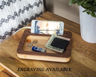 Gift for Men for Fathers Day, Gift for Men Home, Docking Station, Gift for Men, Gift for him, Gifts for dad