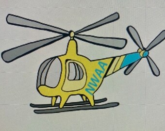 Helicopter temporary tattoos / Custom Listing for NWAA