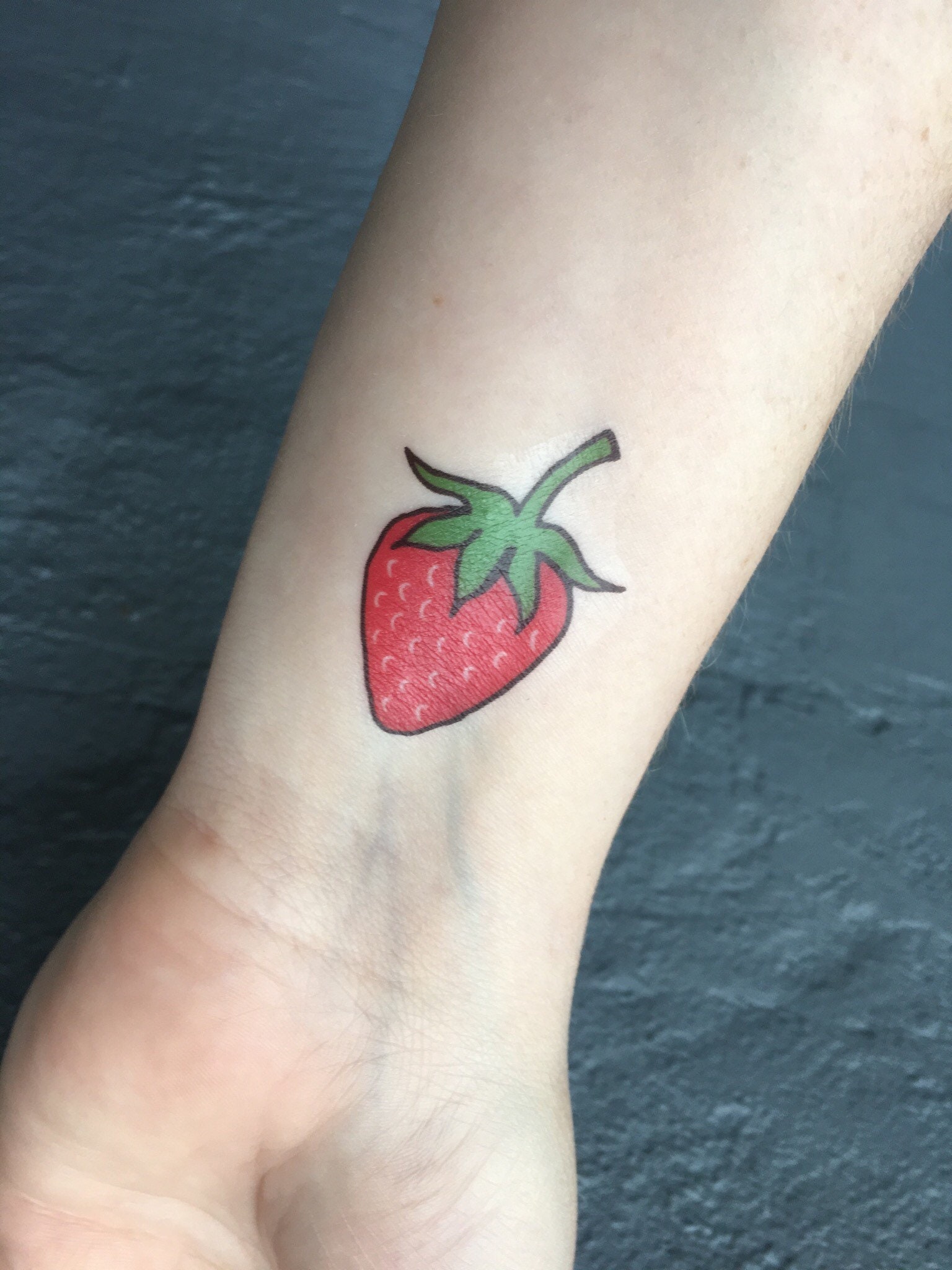 10 Strawberry Temporary Tattoos / Sheet of 10 - Etsy