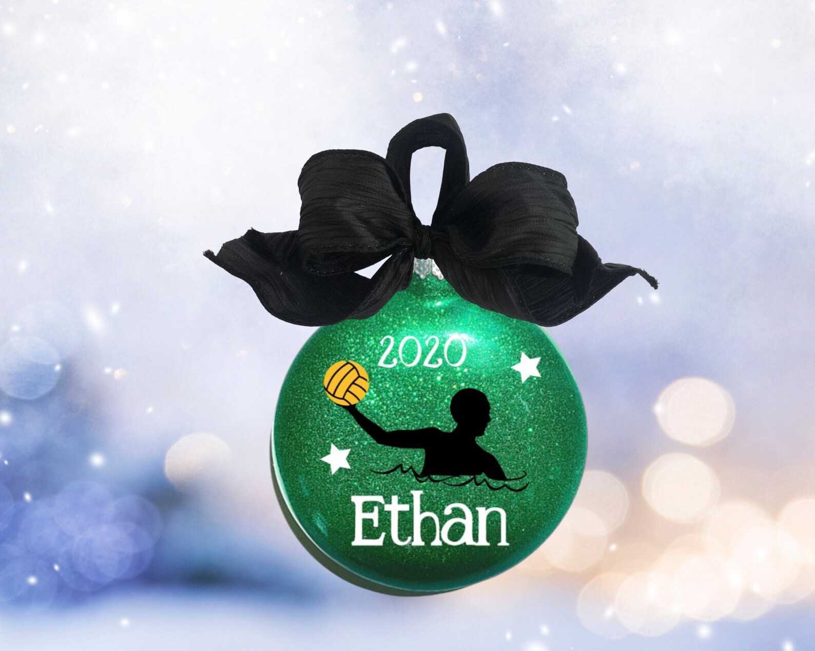 Personalized Water Polo Christmas Ornament/male Water Polo Etsy