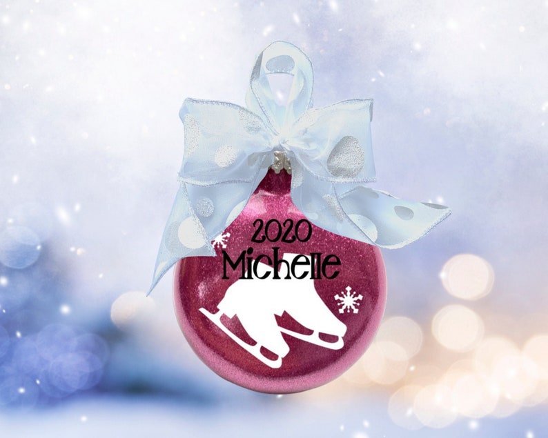 Female Ice Skater Christmas Ornament/figure Skating Etsy