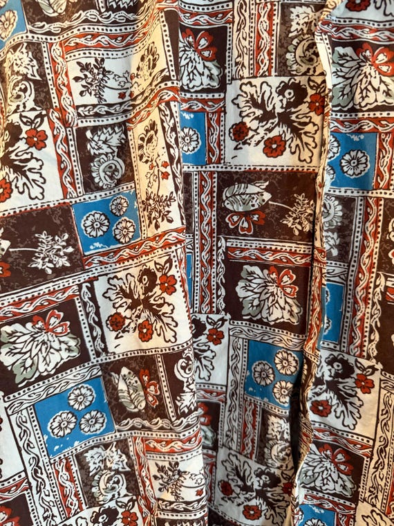 Gitman Bros Vintage Camp Collar Pattern Shirt - S… - image 3