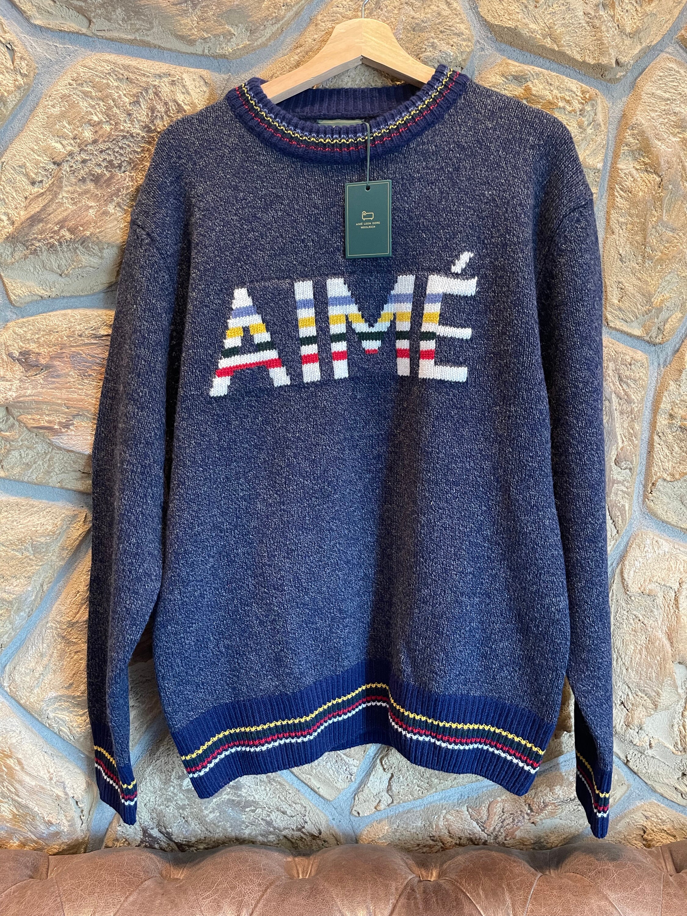 AimeLeonDore Woolrich 硬 21AW Pullover/Mサイズ
