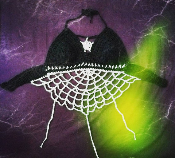 spider web bralette