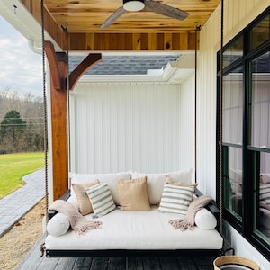 All Weather Outdoor Sustainable Swing Bed. Built to withstand the Elements! The “Michael” Design.
