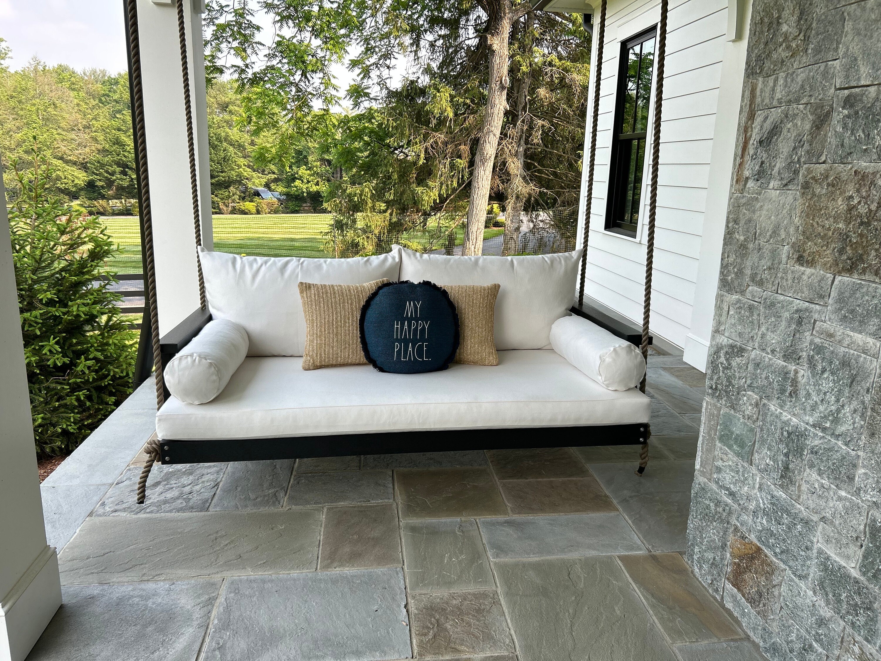 72 inch top porch swing cushion