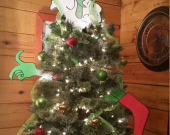 New GRINCH Stealing Christmas Tree Topper 3 Piece Set New GRINCH Stealing Christmas Tree Topper 3 Piece Set
