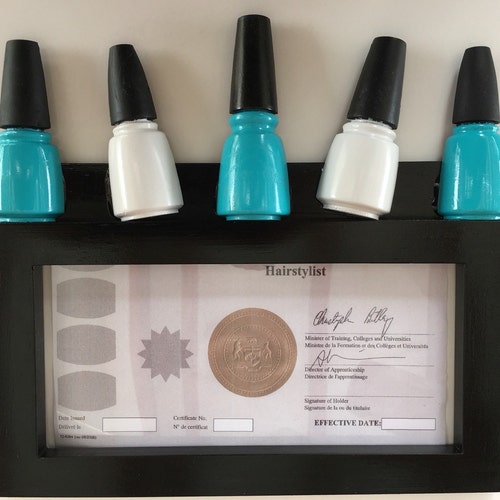 Cosmetology License Frame Etsy