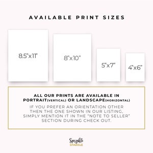 Custom Order Gold foil Print, Your Own Words In Foil, Script Print, Real Foil Print, Gold foil, Silver foil, Home Decor Print, Font 9 Sample image 6