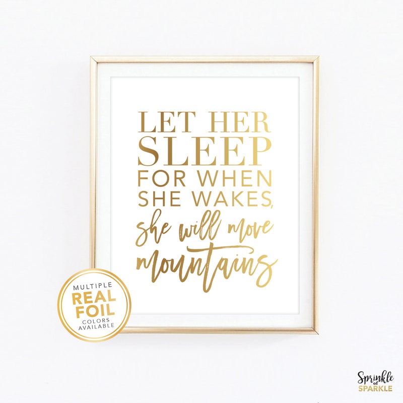 Let Her Sleep Art - Etsy