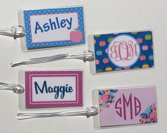 2020 MJ Inspired  Bag Tag - Personalized Girls' Bag Tag - Backpack Tag - Buy 4, Get 1 Free!