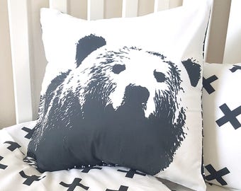 Grizzly Bear decorator cushion