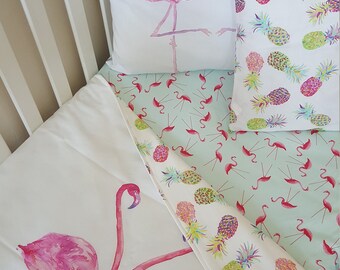 tropical cot bedding