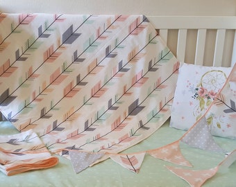 Pink Crib quilt