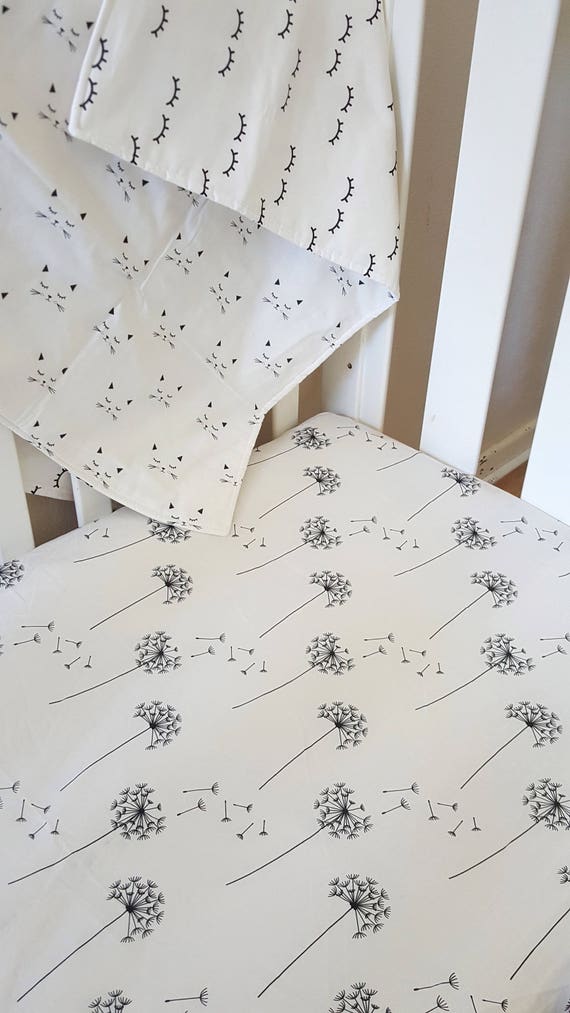 Modern Cot Sheet Navy On White Sheet Navy Constellation Star