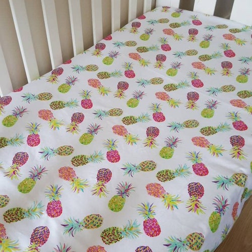 pineapple nursery bedding