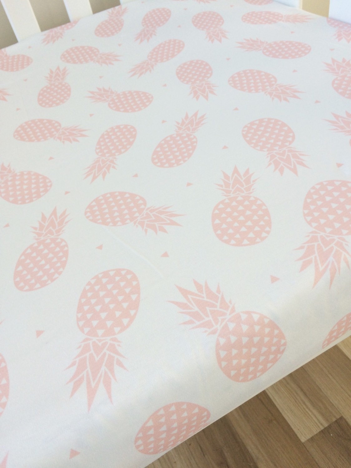 pineapple crib sheets