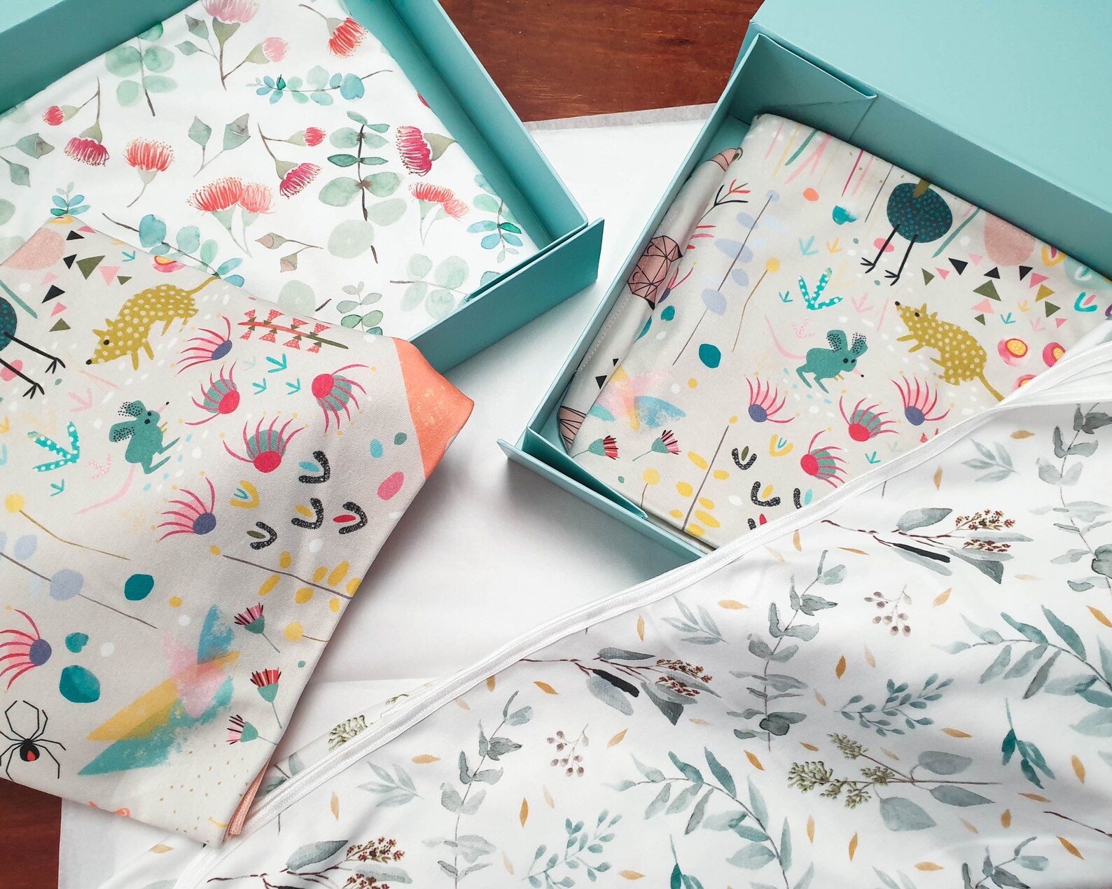 Australian animal organic baby blanket A swaddle wrap for Etsy