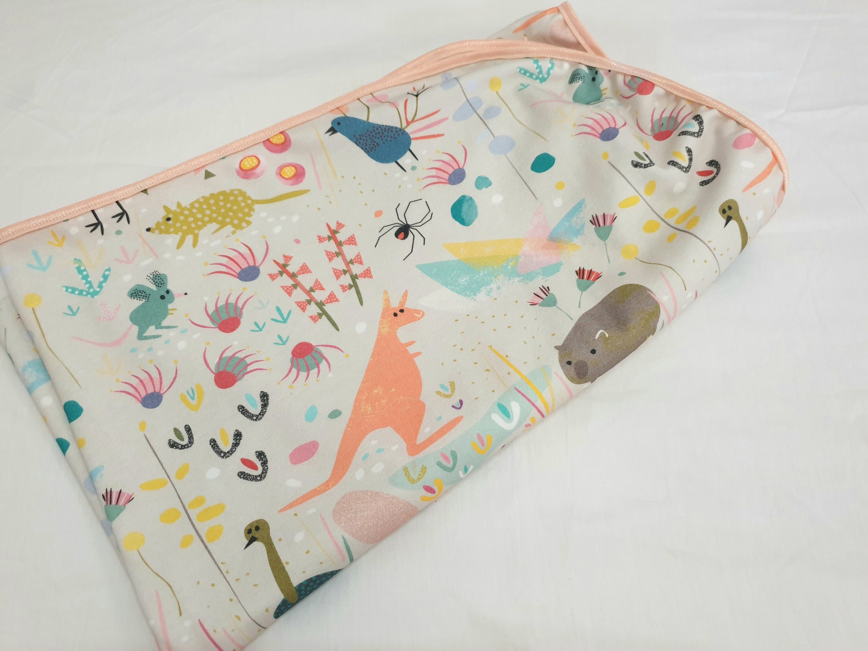 Australian animal organic baby blanket A swaddle wrap for Etsy