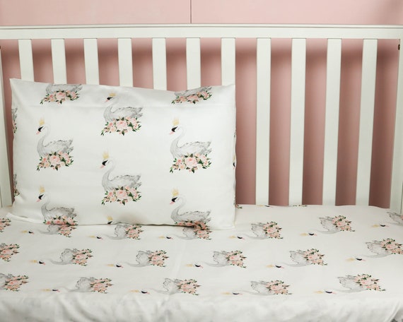 swan princess cot bedding