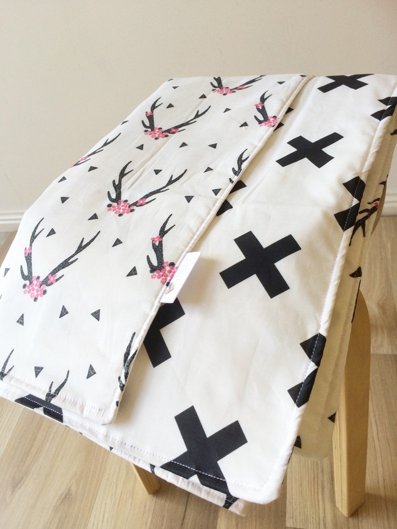 woodland cot quilt